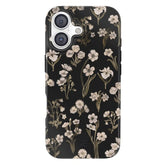 Nightbloom Gold Chrome Floral iPhone Case