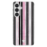 Pretty Punk Stripes Glitter Samsung Case