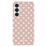 Brown Sugar Polka Dot Samsung Case
