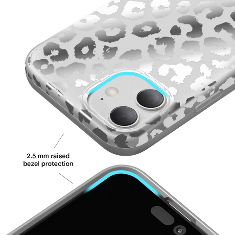Chrome Leopard iPhone Case