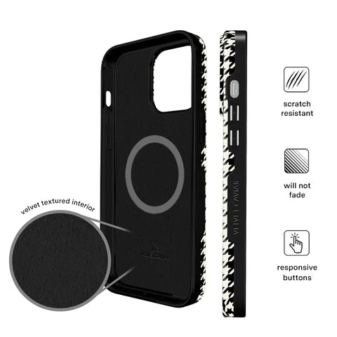 Houndstooth iPhone Case