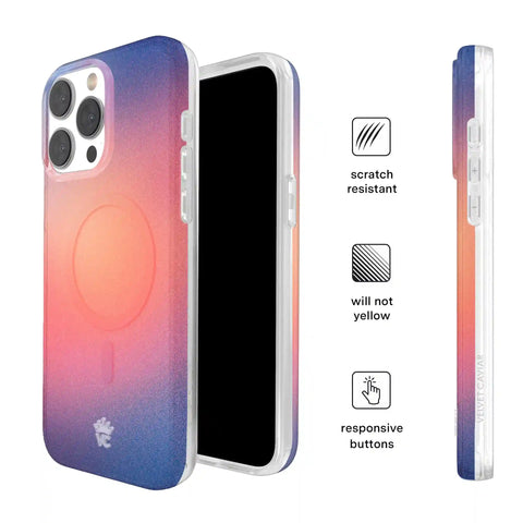 Sunset Glow Aura iPhone Case