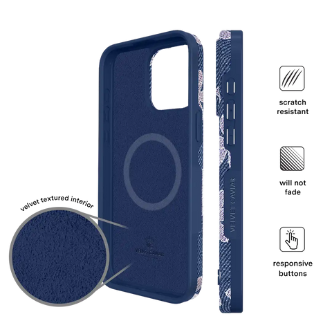 Denim Daisy iPhone Case
