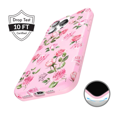 Baby Pink Roses iPhone Case
