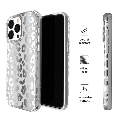 Chrome Leopard iPhone Case