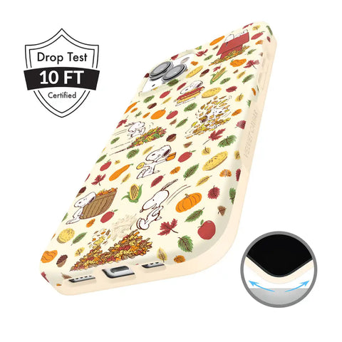 Snoopy Autumn Leaves iPhone Case