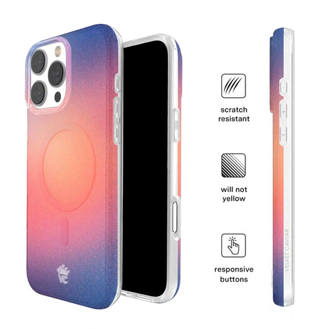 Sunset Glow Aura iPhone Case