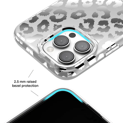 Chrome Leopard iPhone Case
