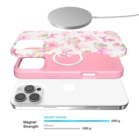 Posie Pink Bow iPhone Case
