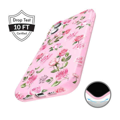 Baby Pink Roses iPhone Case
