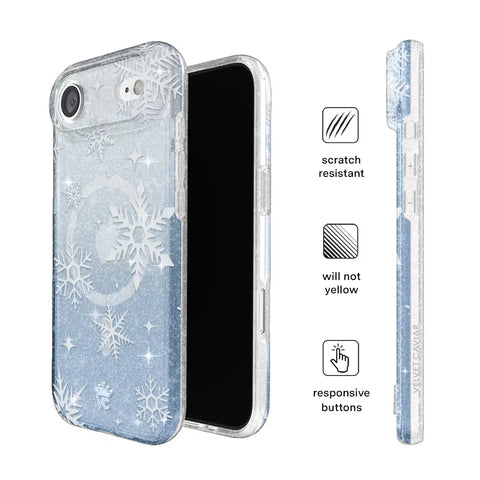 Snow Angel Glitter iPhone Case