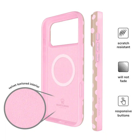Brown Sugar Polka Dot iPhone Case
