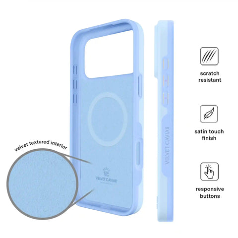 Cotton Candy Blue iPhone Case