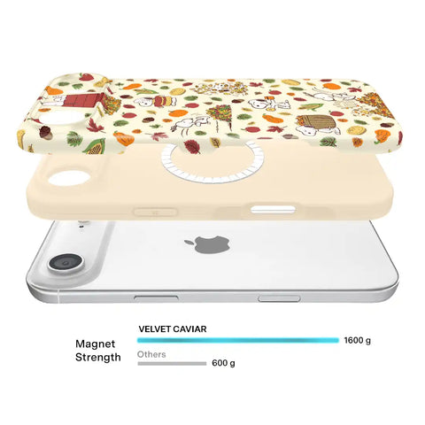 Snoopy Autumn Leaves iPhone Case
