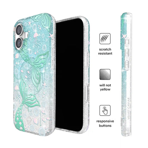 Mermaid Glitter Holo iPhone Case