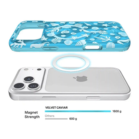 Aquamarine Holo iPhone Case