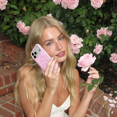 Magical Mauve Floral MagSafe Wallet
