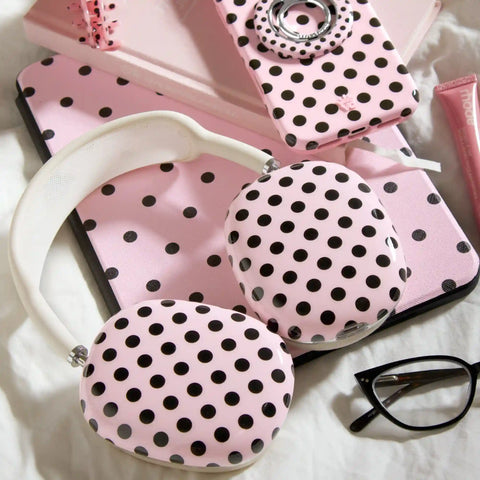 Princess Pink Polkadot AirPod Max Case