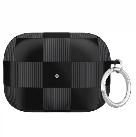 Noir Vibe Checkered AirPod Case