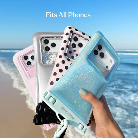 Strawberry Milk Waterproof Floating Phone Pouch