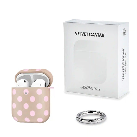 Brown Sugar Polka Dot AirPod Case