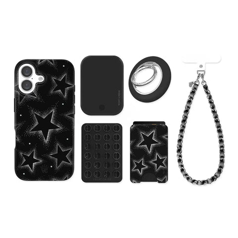 Crystal Chrome Stars iPhone Bundle Set