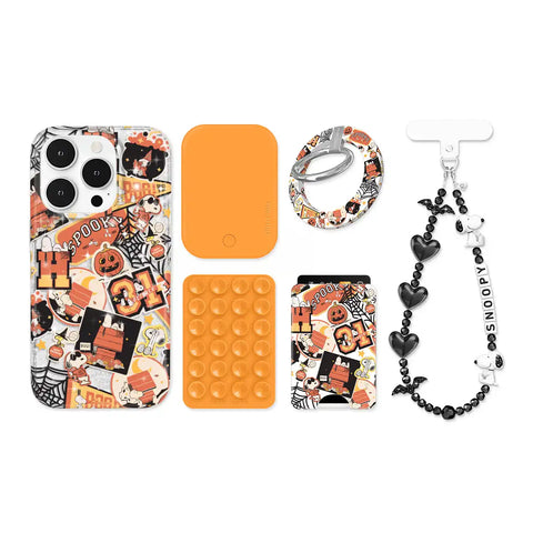 Snoopy Halloween Varsity Glitter iPhone Bundle Set
