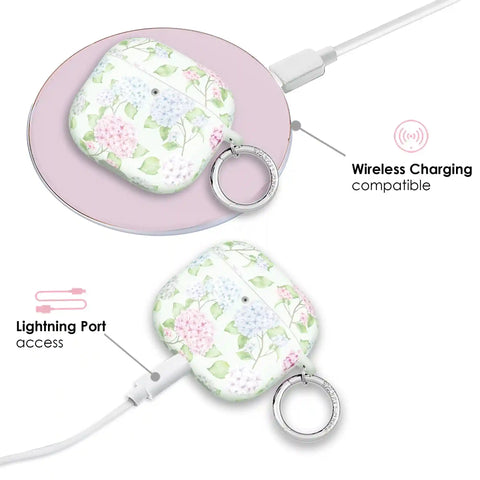Hydrangea Floral AirPod Case