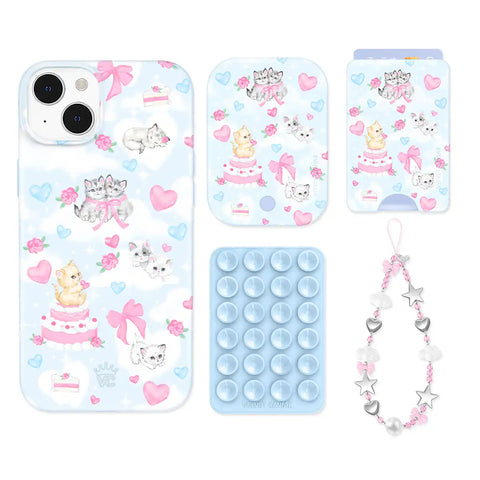 Kitten Kisses iPhone Bundle Set - Wallet