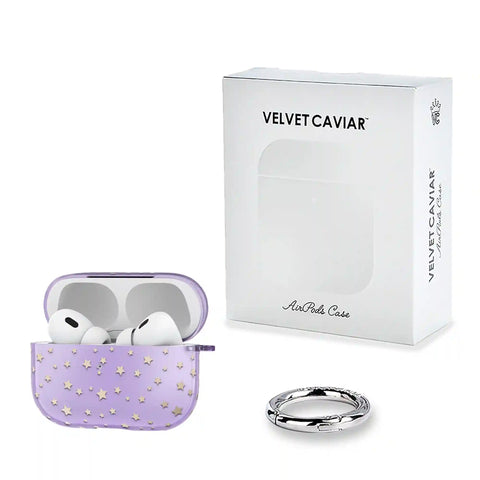 Lilac Celestial Stars AirPod Case