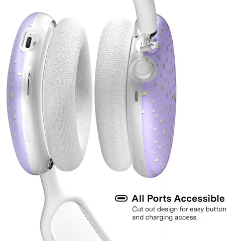 Lilac Celestial Stars AirPod Max Case