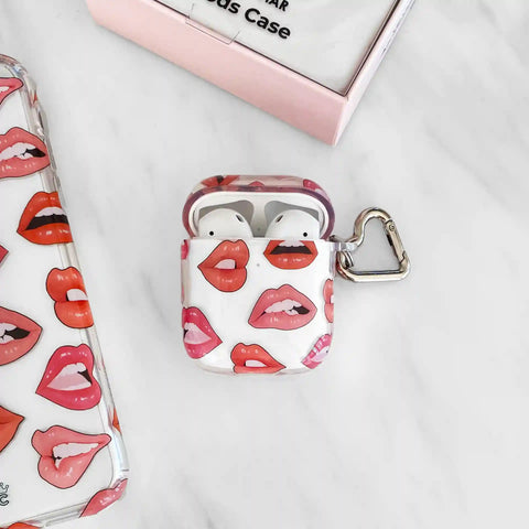Nude Lips Airpods Case