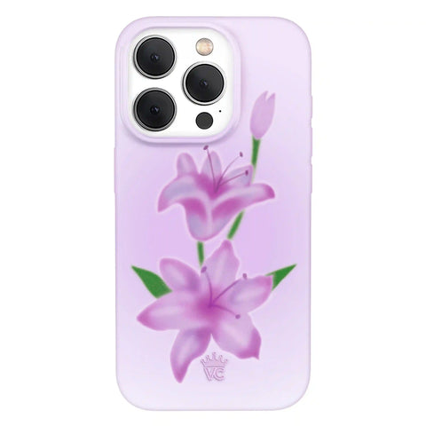 Love Spell Lily Floral iPhone Case