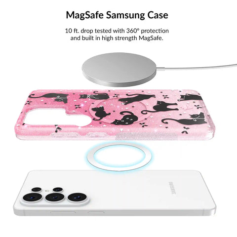 Lucky Kittens Glitter Samsung Bundle Set
