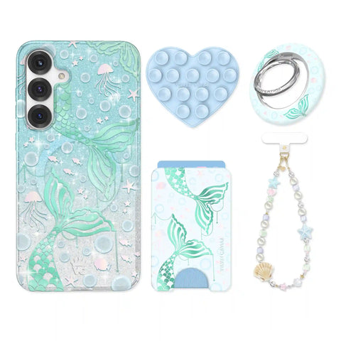Mermaid Glitter Holo Samsung Bundle Set