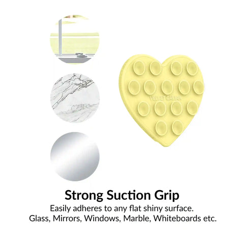 Butter Yellow Heart MagSafe MightyGrip