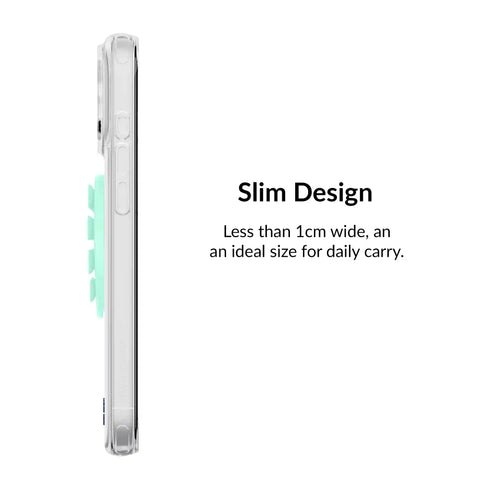 Mint Jelly Heart MagSafe MightyGrip