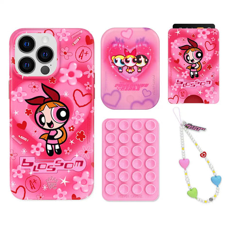 The Powerpuff Girls Blossom iPhone Bundle Set - Wallet