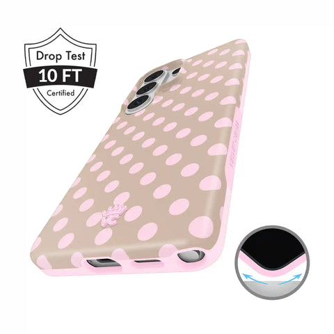 Brown Sugar Polka Dot Samsung Case