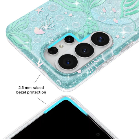 Mermaid Glitter Holo Samsung Case