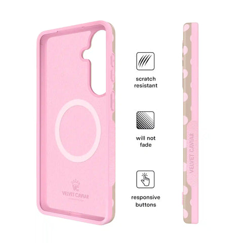 Brown Sugar Polka Dot Samsung Case