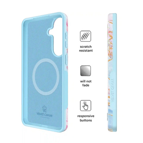 Holo Moonstone Marble Samsung Galaxy Case