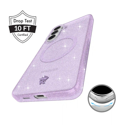 Lilac Stardust Samsung Case