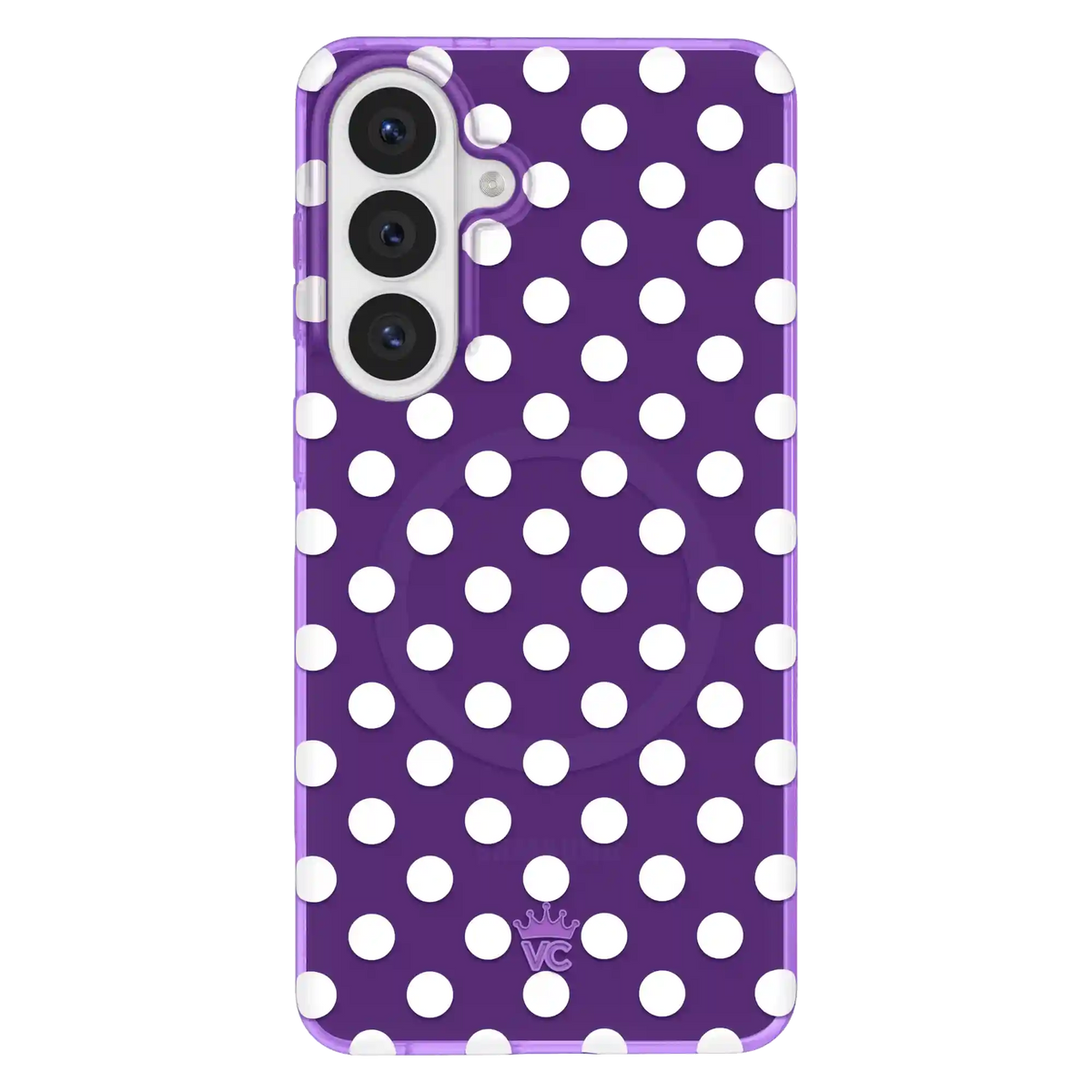 Violet Glow Polka Dot Samsung Case