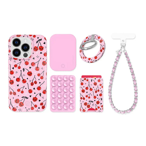 Sour Cherry Skulls iPhone Bundle Set