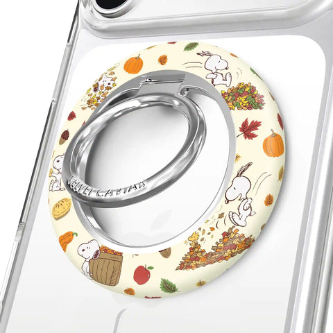 Snoopy Autumn Leaves MagSafe Grip Ring