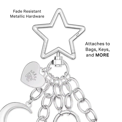Lucky Star Locket Bag Charm