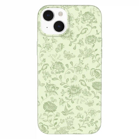 Storybook Sage Floral iPhone Case
