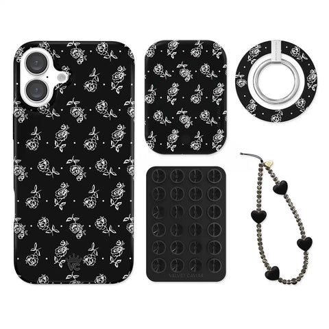 Vintage Roses iPhone Bundle Set - Grip