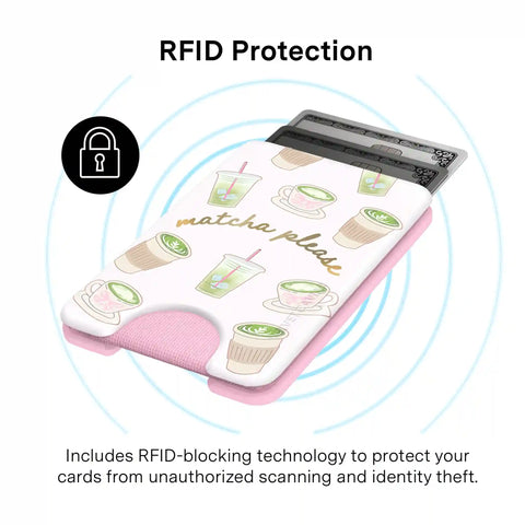 Matcha Please MagSafe Wallet